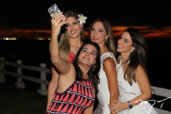 Priscila e Rebeca Leal, com Ticiana Barreira e Lívia Vieira