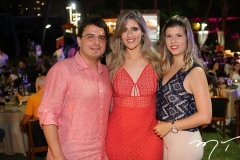 Ricardo Frota, Rebeca Leal e Tayane Frota