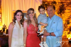 Silvinha, Rebeca, Sylvio e Rafael Leal