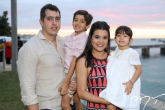 Tiago, Rafael, Priscila e Sara Leal