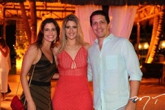 Ticiana Oliveira, Rebeca Leal e Bruno Oliveira