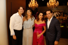 Edilson e Michelinne Pinheiro, Renata e Cláudio Vale