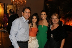 Flávio Studart, Claudinha Vale, Stella Studart e Vera Albuquerque