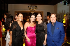 Gil Santos, Renata Studart, Flora Gil e Lázaro Medeiros