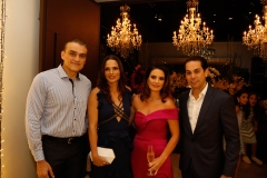 Josmário Cordeiro, Patrícia Studart, Renata e Cláudio Vale