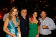 Taís e Adriano Pinto, Stella e Flávio Studart