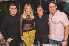 Danilo e Patrícia Dias, Dito Machado e Francisco Campelo