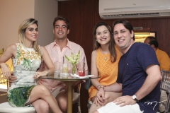 Amanda Távora, Leonardo Vidal, Marina Filgueiras e Abraão Cavalcante