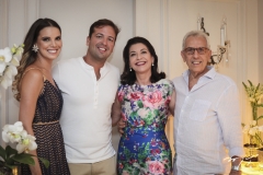 Nathália, Rodrigo, Guirlanda e Paulo Ponte