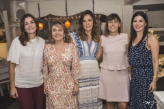 Fernanda Baquit, Maria Tereza Teles, Rosele Diogo, Fernanda Peixoto e Lia Linhares