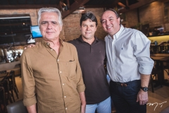 Osler Machado, Sasha Ribeiro e Vaiber Xavier