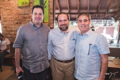 Ricardo Bradão, Manoel Fontenele e Adolfo Oliveira