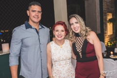 Alderlan Ulisses, Maria de Jesus Frota e Ivina Ponte