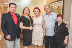 José Lirio, Gorete Pereira, Maria de Jesus e Silvio Frota e Maria de Lurdes Aguiar