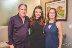 José Rabelo, Silvana Frota e Fátima Ximenes