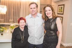 Maria de Lurdes Aguiar, João Hildo e Mirian Randal