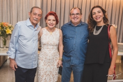 Silvio Frota, Maria de Jesus Frota, Carlos Fernandes e Luciana Pequeno