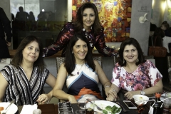 Cláudia Gradivhol, Simone Jereissati, Elisa Oliveira e Bebel Ciasca