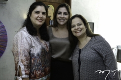 Natasha Martins, Cristiane Faria e Amélia Brandão