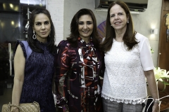 Sandra Rolim, Simone Jereissati e Eveline Farias