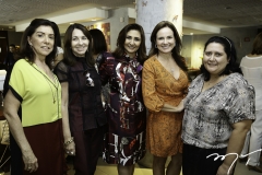 Sandra Torres, Beatriz Brandão, Simone Jereissati, Beatrice Ary e Silvana Sousa