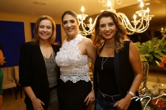 Andréa Delfino, Elisa Oliveira e Márcia Travessoni