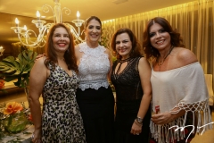 Gina Fiúza, Elisa Oliveira, Roberta Ary e Silvinha Carneiro