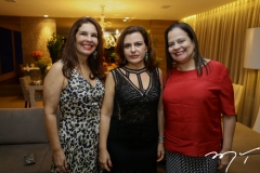 Gina Fiúza, Roberta Ary e Amélia Brandão