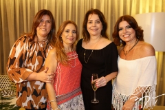 Nara Amaral, Almerinda Oliveira, Cláudia Gradvohl e Silvinha Carneiro