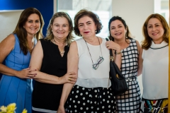 Ivana Bezerra, Gaida Bezerra, Darli Baião, Nilma Aguiar e Sophia Erel