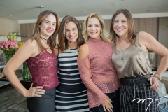 Gisele Siqueira, Ana Virgínia Martins, Márcia Peixoto e Cris Faria
