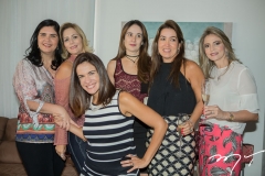 Natasha Martins, Márcia Peixoto, Ana Virgínia Martins, Gisele Siqueira, Ana Vládia Sales e Michele Aragão