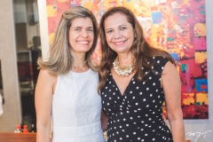 Hélida Escóssia e Rose Batista