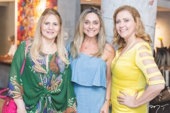 Morgana Dias Branco, Célia Magalhães e Andréa Delfino