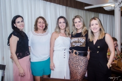 Nice Aguiar, Maria do Carmo, Maira Cavalcante, Maria Santiago e Cristina-Sena