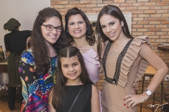 Beatrice Vasconcelos, Sara Brígido, Ticiana Brígido e Nicole Vasconcelos