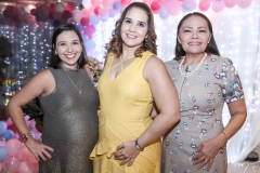 Amanda Macedo, Ticiana Lobo e Eliude Pinheiro