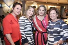 Paula Frota, Flávia Costa Lima, Cristiane Lobo e Jaqueline Maranhão