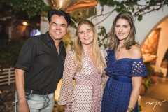 Laerte Bezerra, Morgana Dias Branco e Rebeca Bastos