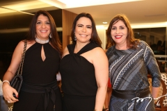 Elisa Oliveira, Andrea Rios e Christiane Farias