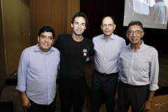 Dr. Cabeto, Edigar Contar, Plínio Camara e Antônio Campos