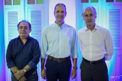 Manoel Linhares, Régis Medeiros e Marcos Antonio