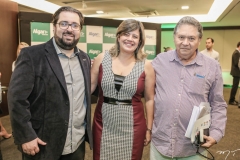 Iuri Mendonça, Ana Rodrigues e Francisco Osterne