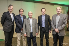 Maurício Botim, Luis Lima, Divino Sousa, Augusto Salomão e Márcio Estefan