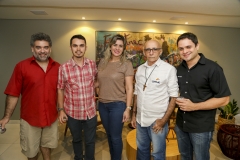 Fernando Chavez, Sérgio Soares, Rejane Arruda, Manoel Oliveira e Wellington Alves