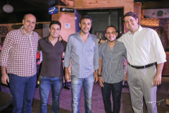 Marcelo Pitanga, Flávio Ribeiro, Gustavo Cruz, Daniel Meireles e Rafael Rodrigues