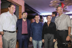 Rafael Rodrigues, Élcio Batista, Erick Vasconcelos, Patrícia Macedo e Regis Medeiros