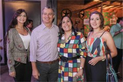 Rafaele Gomes, Marcelo Porto, Alessandra Joca e Luiza Lacerda