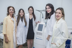 Rejane Proença, Paula Figueiredo, Rachel Bezerra, Vanessa Moura e Patrícia Caminha