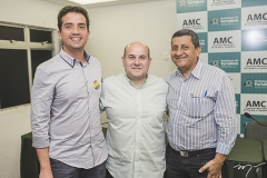 Arcelino Lima, Roberto Cláudio e Sérgio Alves